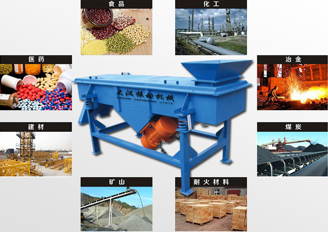 地皮菜直線振動篩適用行業