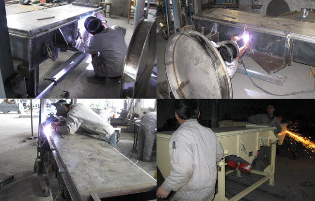 槐米直線振動篩制造現場 槐米直線振動篩制造現場